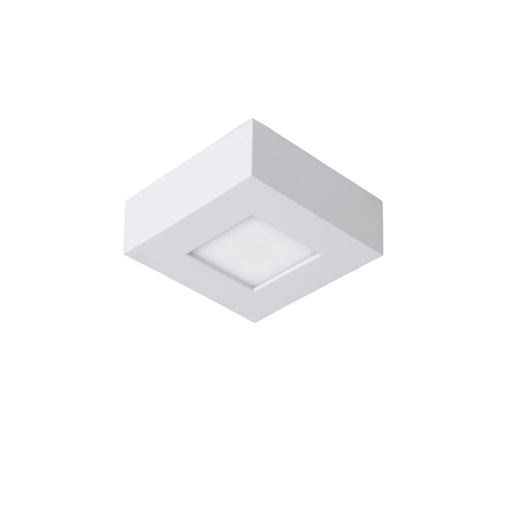 Lucide PlafonniereBrice-Led 10,8cm vierkant IP44 wit - 28117/11/31
